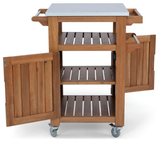 Maho Outdoor Kitchen Cart By Homestyles Transitional Outdoor