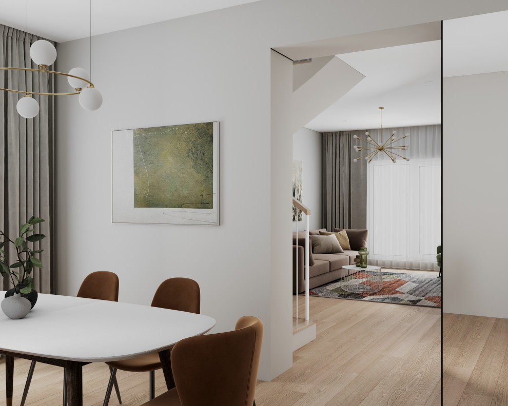 Частный дом с небольшой высотой потолков