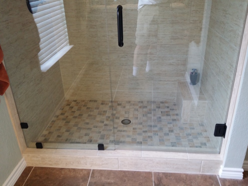 Tub to Shower Conversions Transitional Austin by Shawn Collard