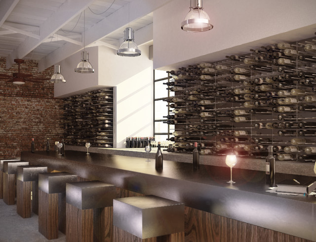 STACT WINE RACK modern-kitchen