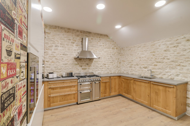 Installation compl&egrave;te d'une cuisine modern-kitchen