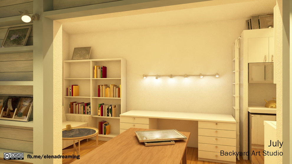 Backyard Art Studio July