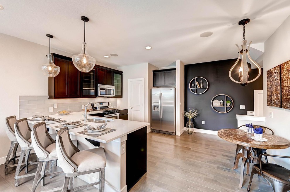Kitchen - transitional kitchen idea in Denver