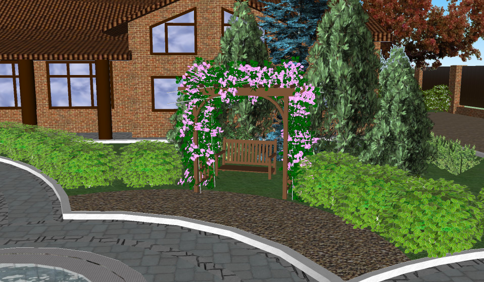 ландшафтный дизайн для частного дома