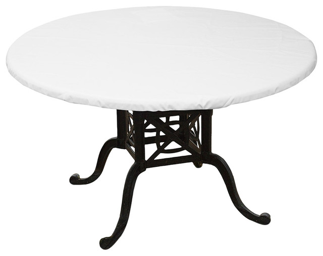 Koverroos 56 Round Table Top Cover Outdoor Furniture Covers Houzz 56 Round Table Top Cover White Contemporary Outdoor Furniture Covers