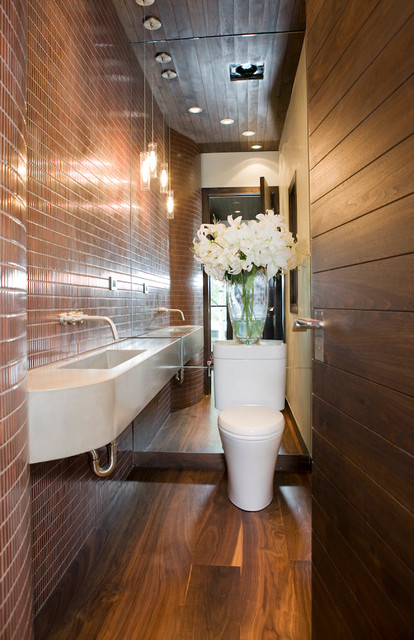 Main Powder Room contemporary-bathroom