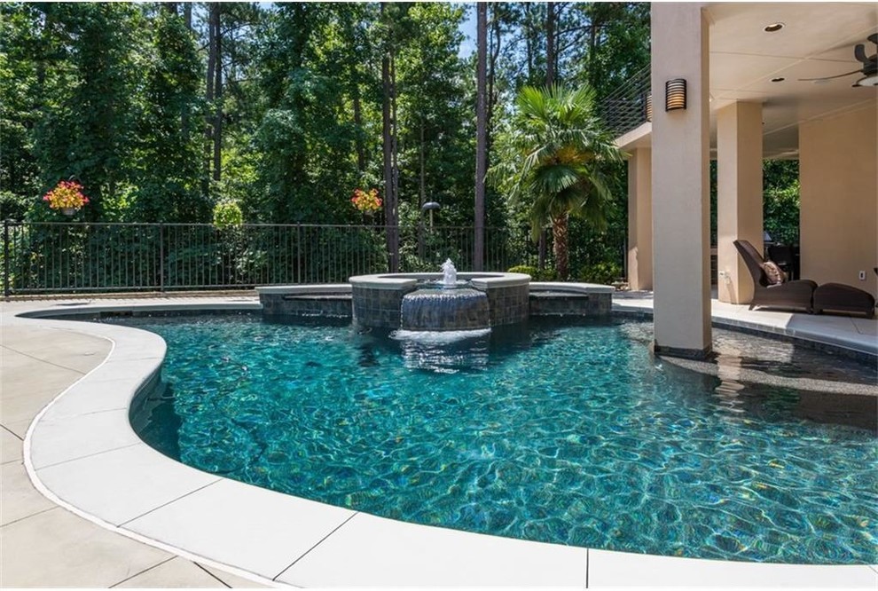 Mediterranean Inspired, Contemporary Home Build | Home Theatre & Pool