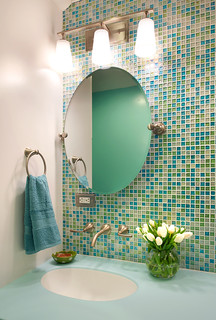 Colorful and Modern Bathroom - Contemporary - Bathroom - DC Metro - by ...
