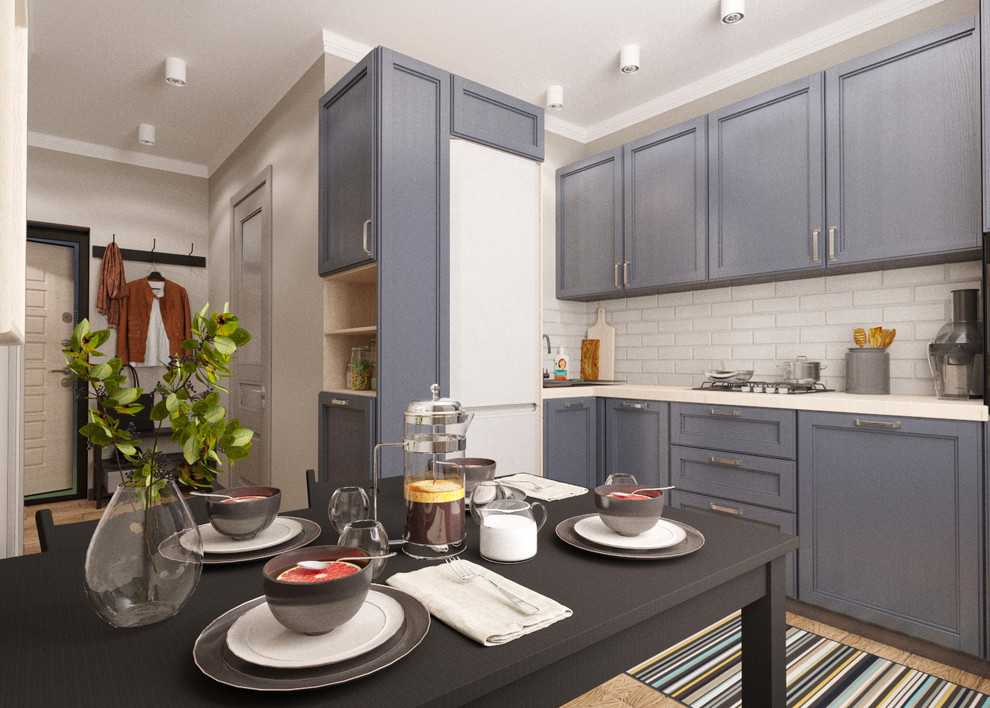 Яркое решение однокомнатной квартиры