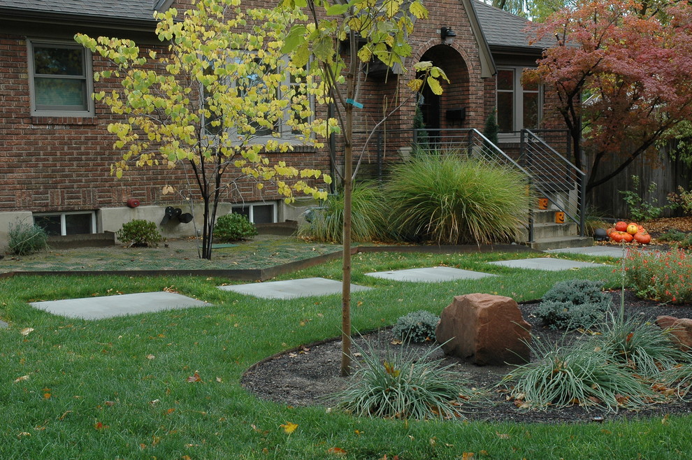 Contemporary Style Sugar House Modern Water Wise Front Yard