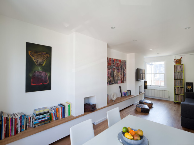 Stephendale Road contemporary-vardagsrum