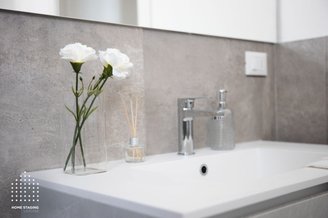 Dettaglio bagno post home staging contemporary-bathroom