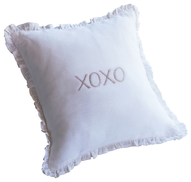 XOXO Natural Toss Pillow