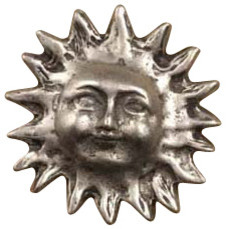 Spiky Sun Knob, Antique Bronze