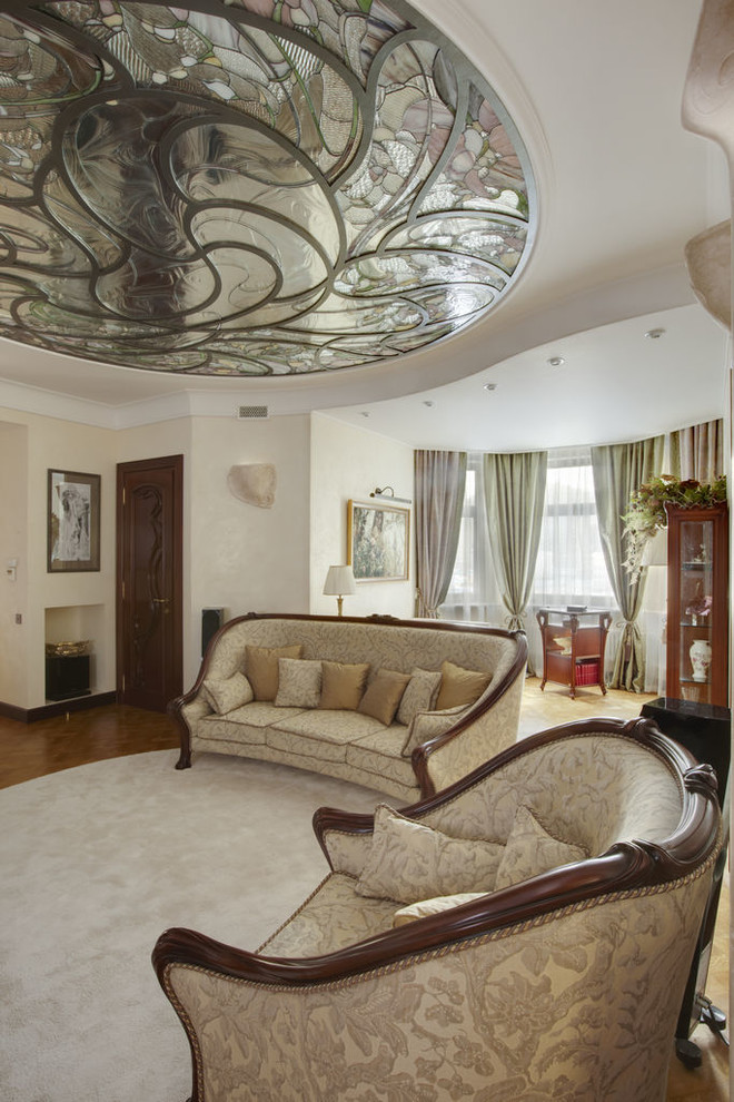 квартира в стиле русского модерна