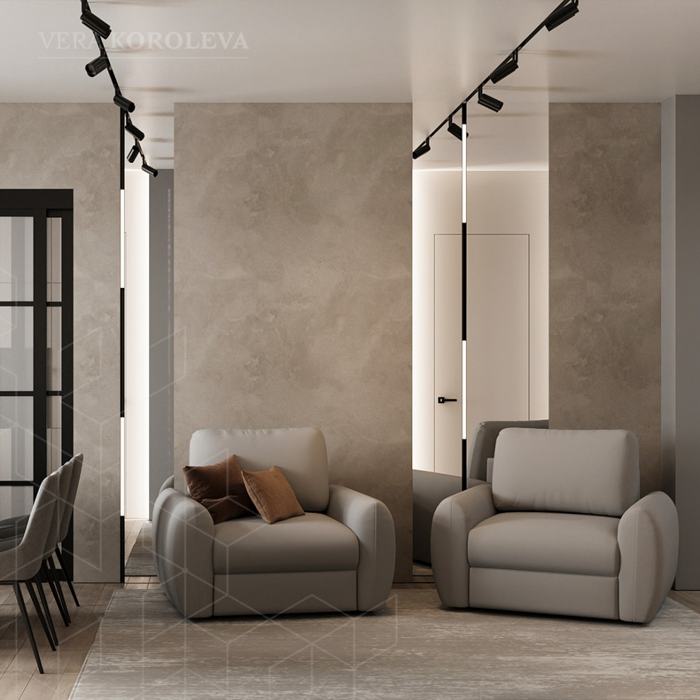 Дизайн-проект квартиры площадью 130 кв. м в Москве