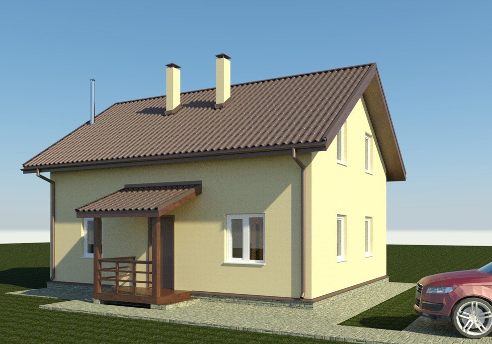 Проект дома из газобетона на 120 кв.м.