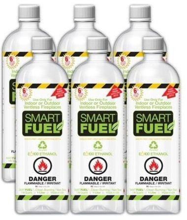 Smartfuel Ethanol Fuel For Indoor Outdoor Ventless Fireplaces