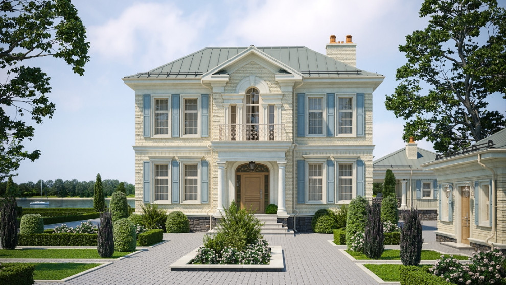 Устарелая классика дом у реки Волги