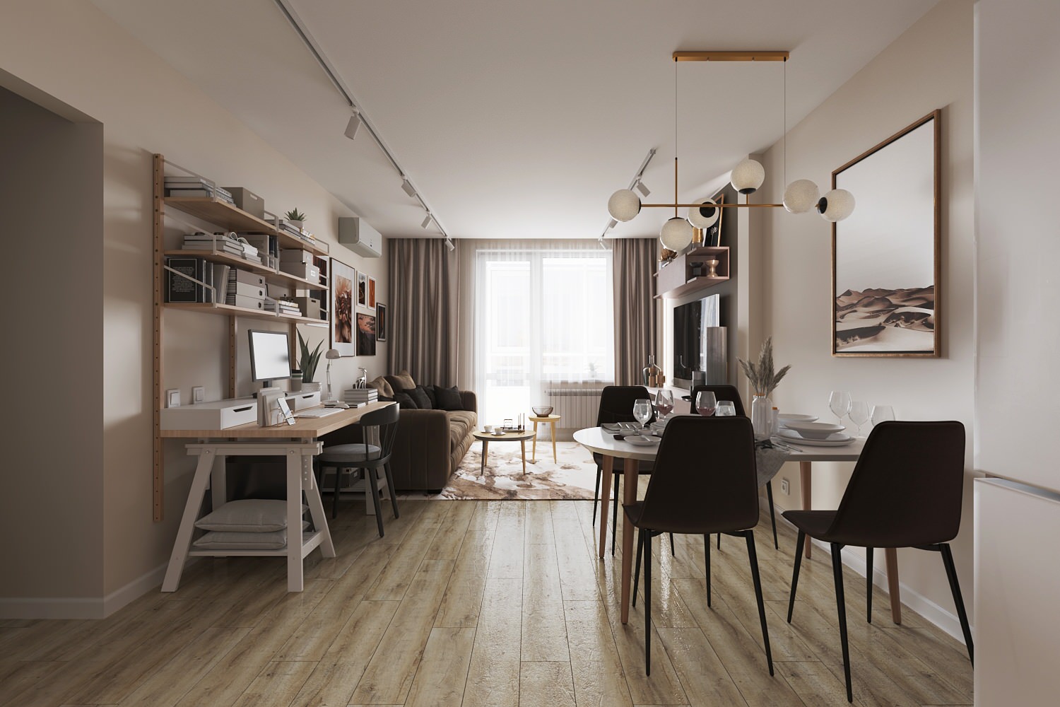 Яркая квартира в ЖК Рубин