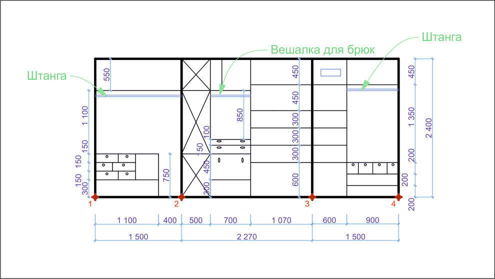 гардеробная