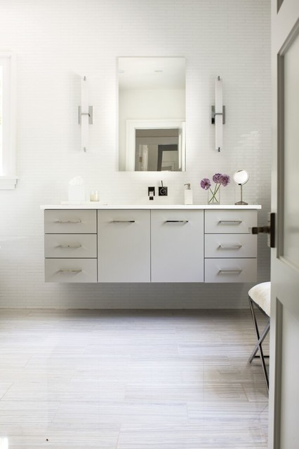 Architecturally Elegant minimalistisch-badezimmer