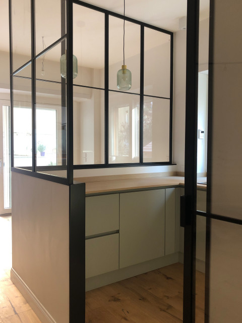 160 mq completamente ristrutturati contemporary-kitchen