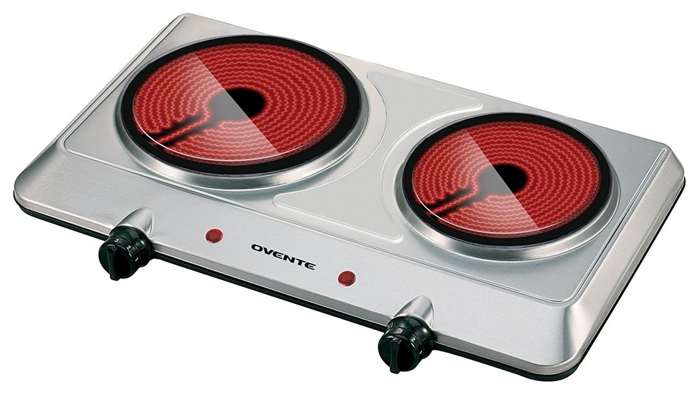 1500 Watts Trendy Portable Ceramic Infrared Double Cooktop Burner