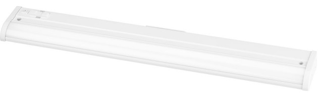 Hide-A-Lite 1-Light Satin White Modern LED Linear Undercabinet Light