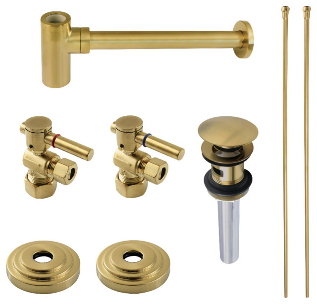 CC5330XDLTRMK2-P Plumbing Sink Trim Kit with Bottle Trap and Overflow ...