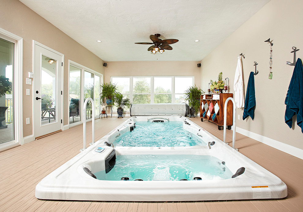 SwimSpa and Garage Addition St Louis by Fulford Home Remodeling