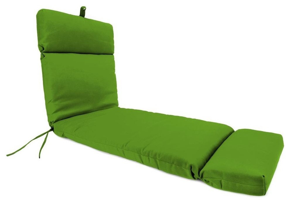 Outdoor Chaise Lounge Cushion, Green color