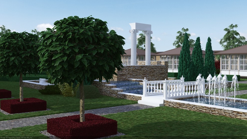 Благоустройство ресторанно-гостиничного комплекса