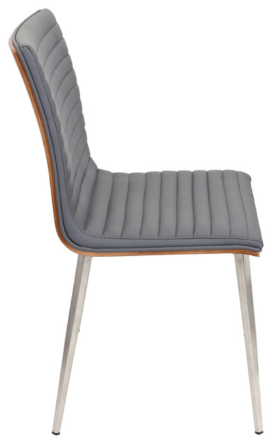 Mason Wood And Stainless Steel Contemporary Swivel Chairs Set Of 2 Mason Wood And Stainless Steel Contemporary Swivel Chairs Set Of 2 Gray
