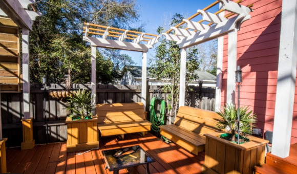 Deck - rustic deck idea