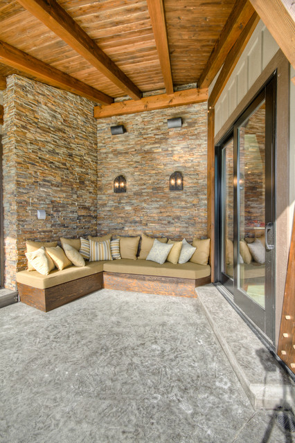 Sun Peaks eclectic-patio