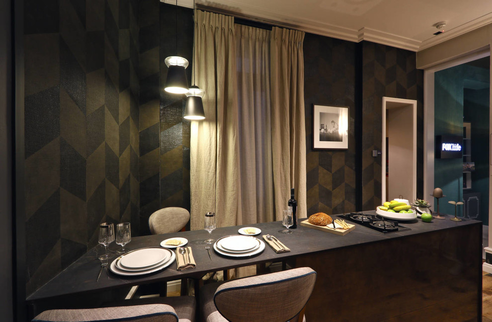 Design ideas for a contemporary dining room.