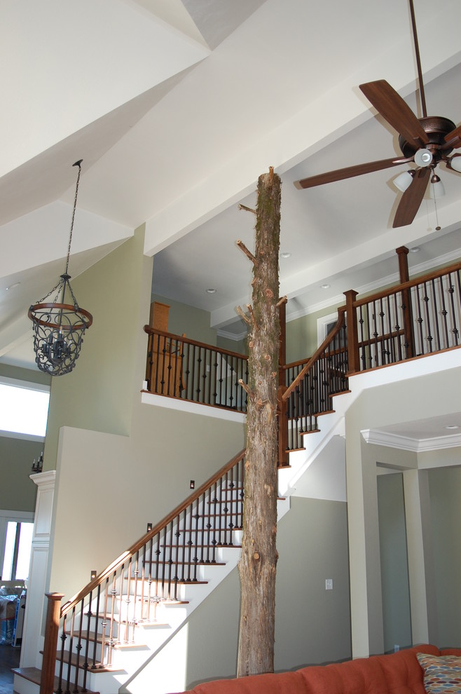 Staircase - rustic staircase idea