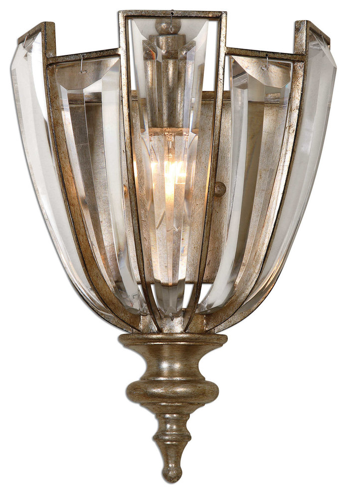 Uttermost Vicentina 1-Light Crystal Wall Sconce