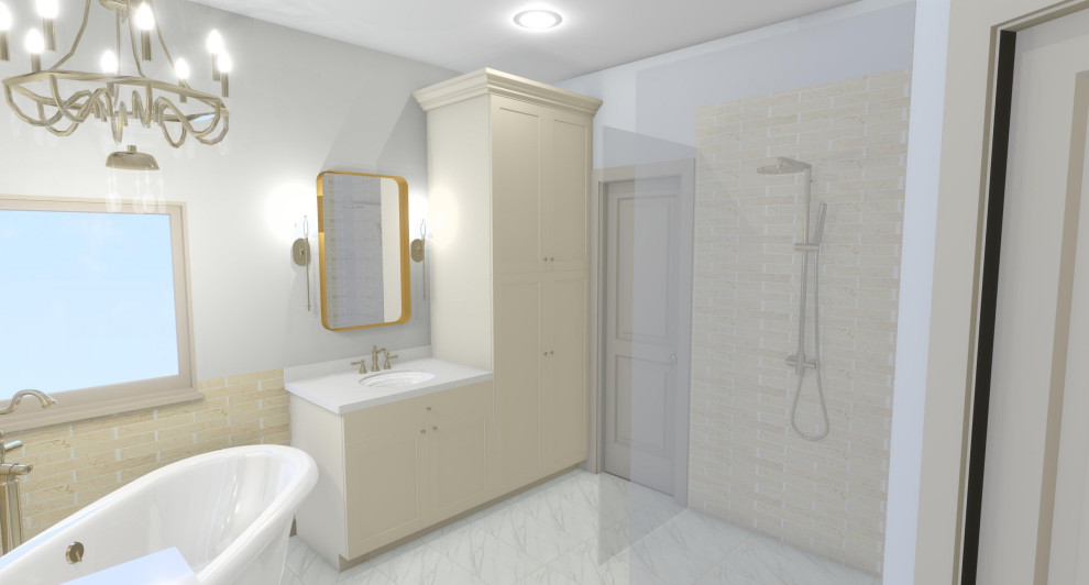 Pearl White Bathroom