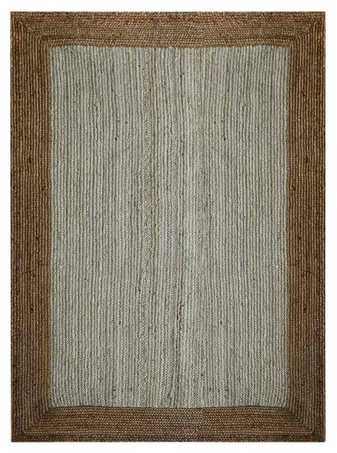 Rugsotic Carpets Hand Woven Jute 3 X5 Eco Friendly Area Rug White Rugsotic Carpets Hand Woven Jute 3 X5 Eco Friendly Area Rug