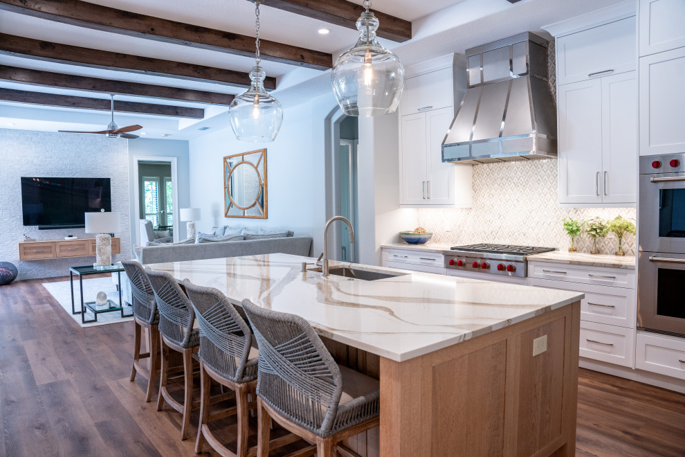 Lakewood Ranch Country Club full home remodel - Transitional - Kitchen ...
