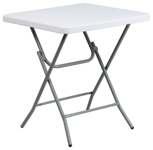 MFO 27'' Square Plastic Folding Table Contemporary Folding Tables
