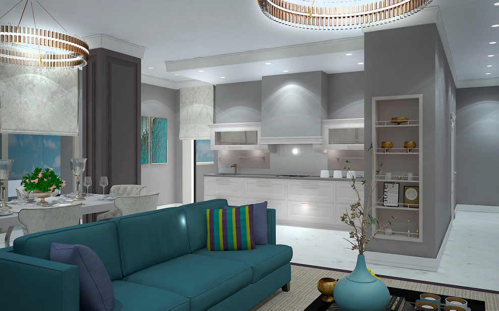 Проект трехкомнатной квартиры.