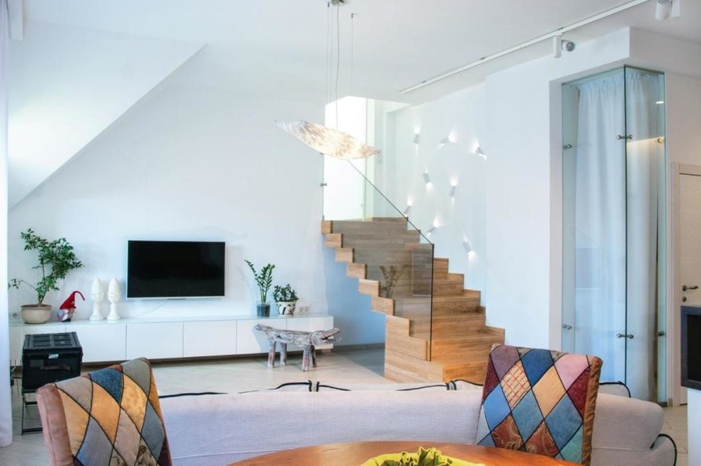 Интерьер двухуровневой квартиры