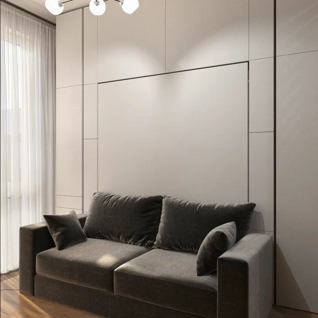 Планировка квартиры эконом класса в стиле сканди