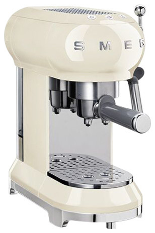 Smeg Espresso Coffee Machine, Cream
