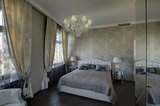 Квртира на Сухаревской transitional-bedroom
