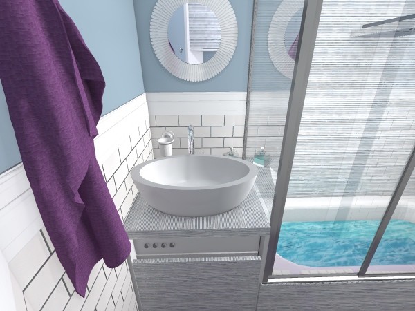 Дизайн-проект трехкомнатной квартиры. Санузел