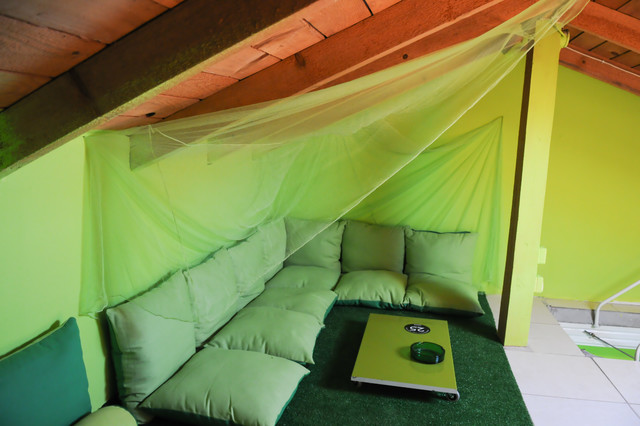 A Tiny Green Home eclectic-family-room